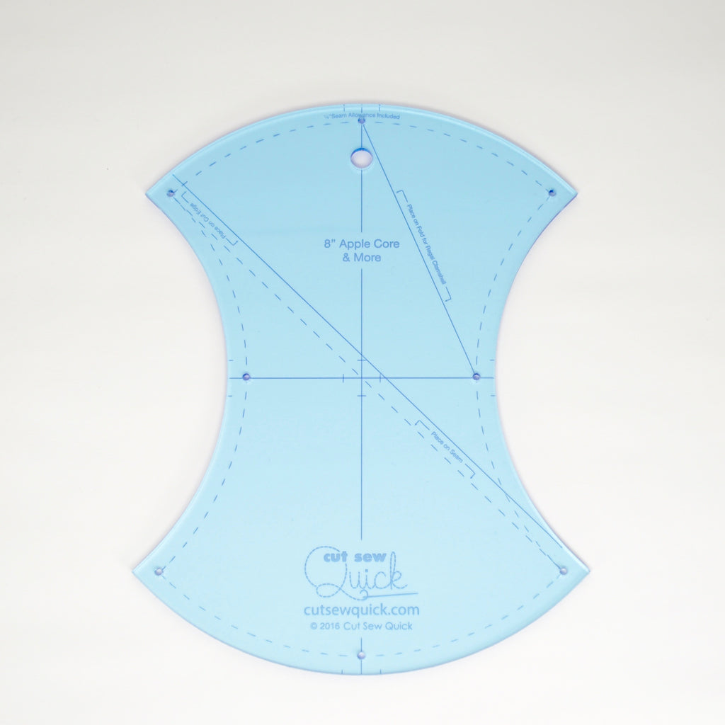 8" Apple Core & More Template