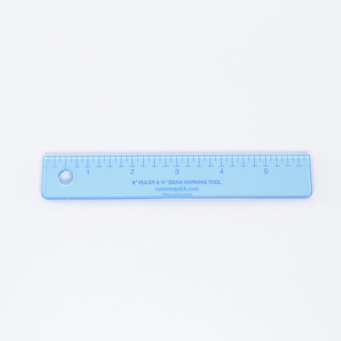 6” Ruler and ¼” Seam Marking Tool